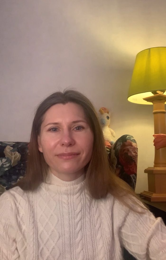 Светлана Байкина на видеосвязи